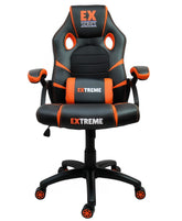 Fotel Gamingowy Extreme EX Orange - Ekoskóra, Tkanina