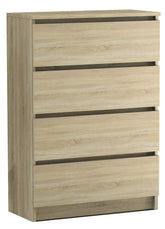 Komoda RICO z 4 szufladami Sonoma 60 cm bezuchwytowa