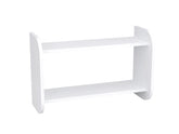 Lendo Półka Podwójna Wisząca 60cm Biała - Płyta Laminowana