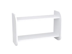 Lendo Półka Podwójna Wisząca 60cm Biała - Płyta Laminowana