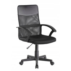 Fotel Obrotowy QZY-68 Czarny Siatka Ergonomiczny