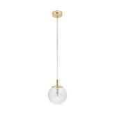 Lampa wisząca Cadix Gold TK Lighting, złota o luksusowym blasku