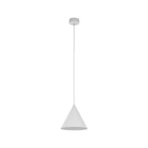 lampa wisząca Cono White TK Lighting - elegancka biała minimalistyczna