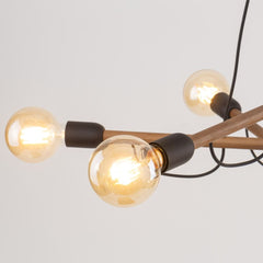 Lampa wisząca Helix czarny orzech 4950 TK Lighting