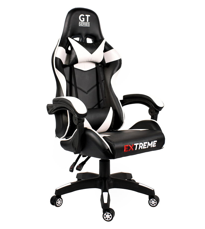 Fotel Gamingowy Extreme GT White | Ekoskóra