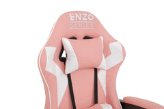 Ergonomiczny Fotel Gamingowy Enzo Różowy z Regulacją