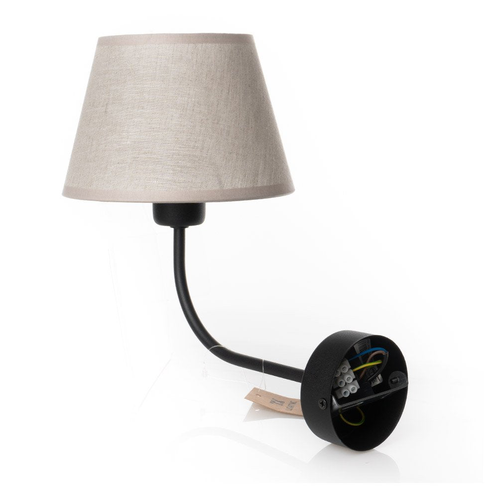 Kinkiet Chicago Linen 4186 z lnianym akcentem TK Lighting