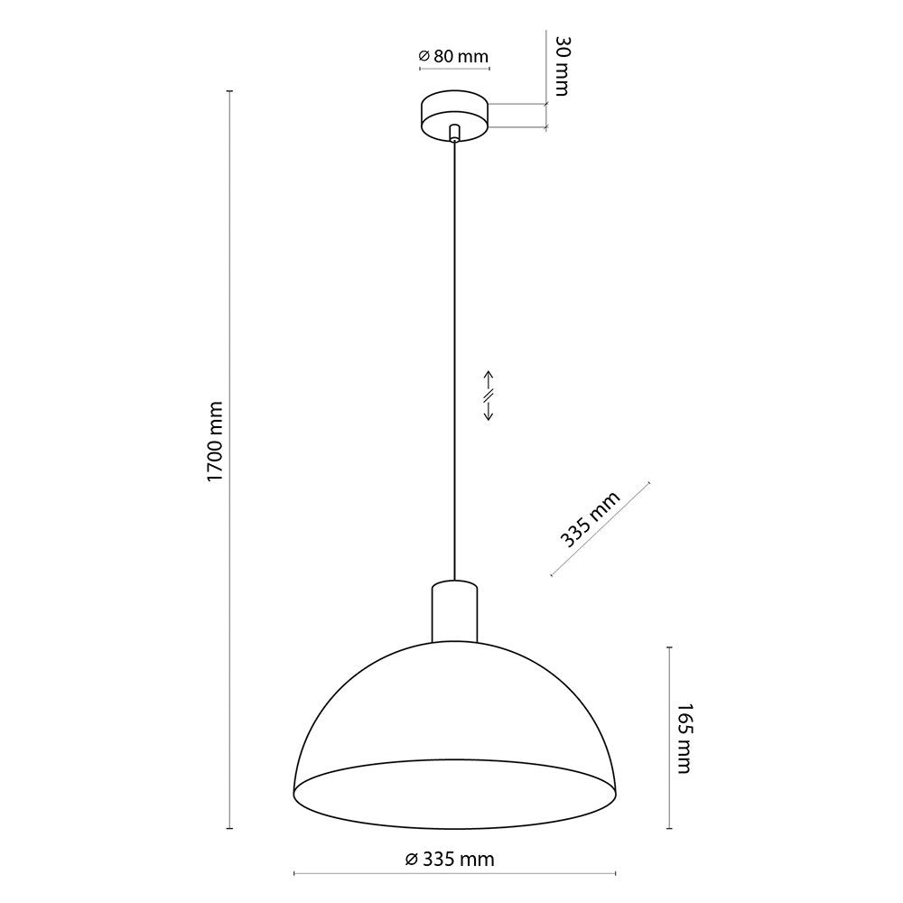 Lampa wisząca TK Lighting Oslo Brown 4508 brązowa nowoczesna