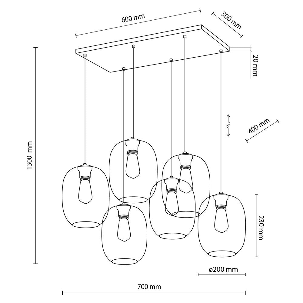 Lampa wisząca Elio 5974 TK Lighting – czysta linia, minimalistyczna