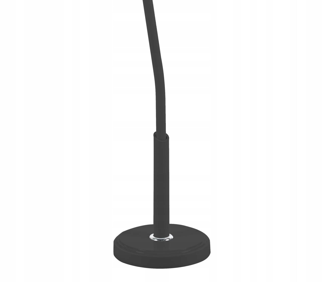 Elegancki wieszak wolnostojący czarny metal 5 haczyków drewno 177 cm