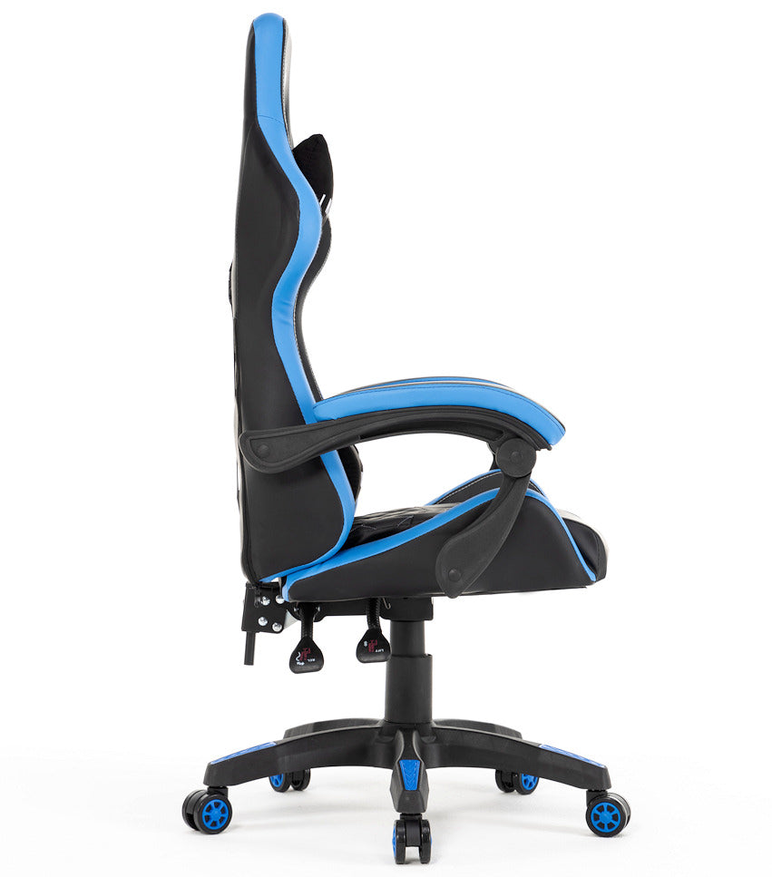 Ergonomiczny Fotel Gamingowy Infini Five Czarno-Niebieski, Ciche Kółka