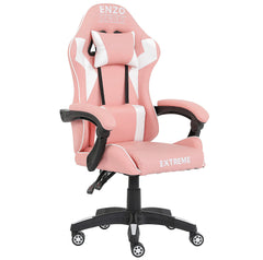 Ergonomiczny Fotel Gamingowy Enzo Różowy z Regulacją