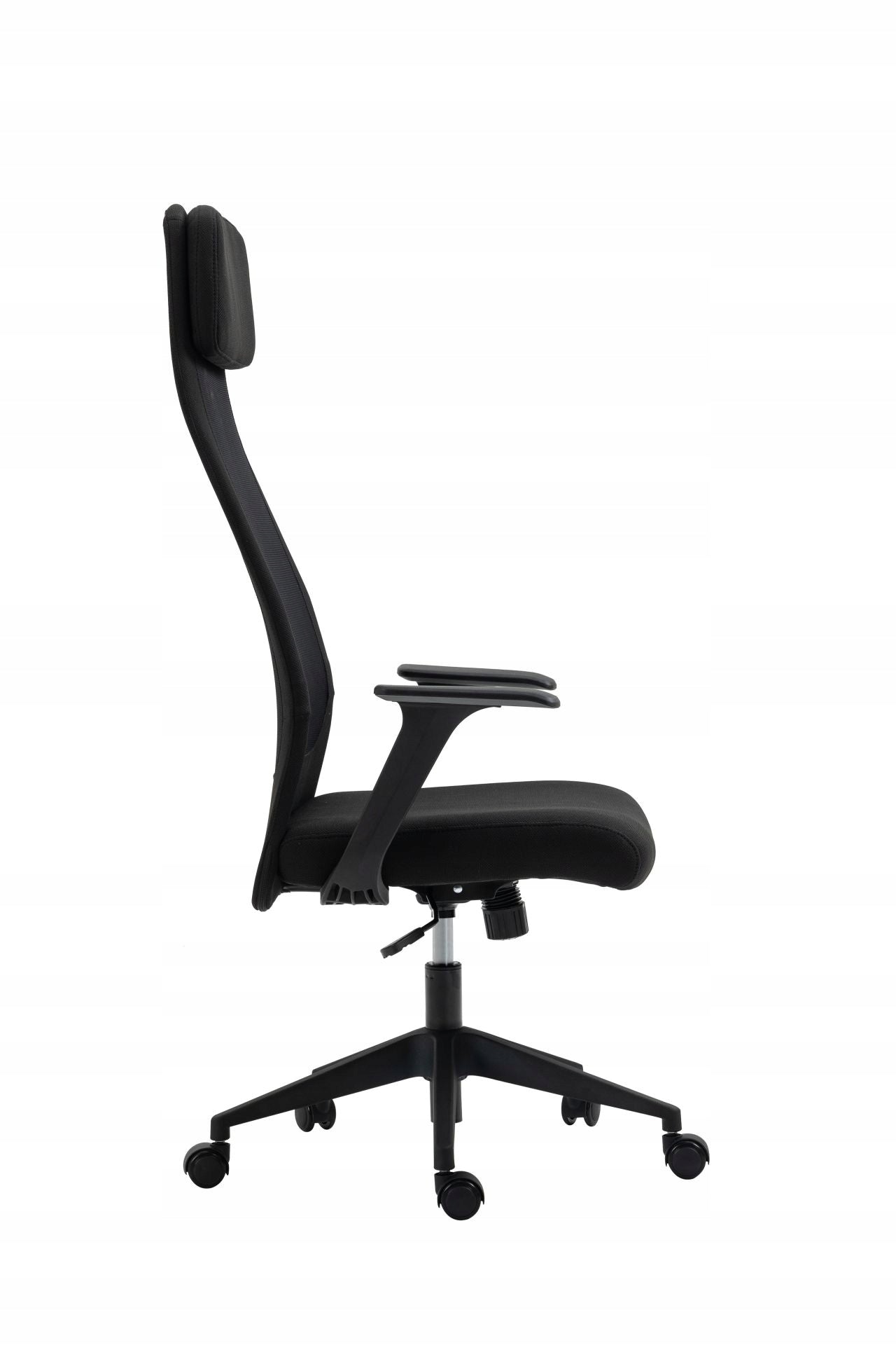 Ergonomiczne krzesło biurowe Furnitex czarne z mechanizmem Tilt