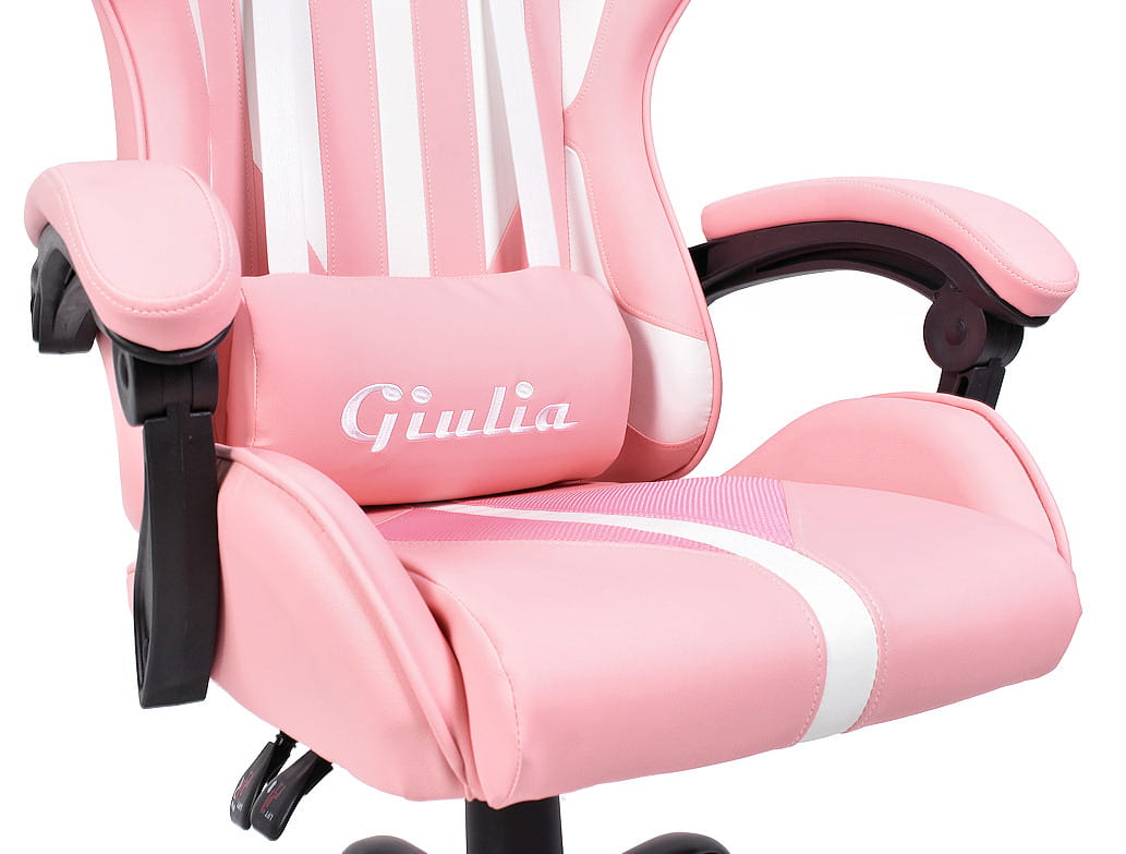 Fotel gamingowy Giulia Extreme Pink – ergonomiczny, dla graczy