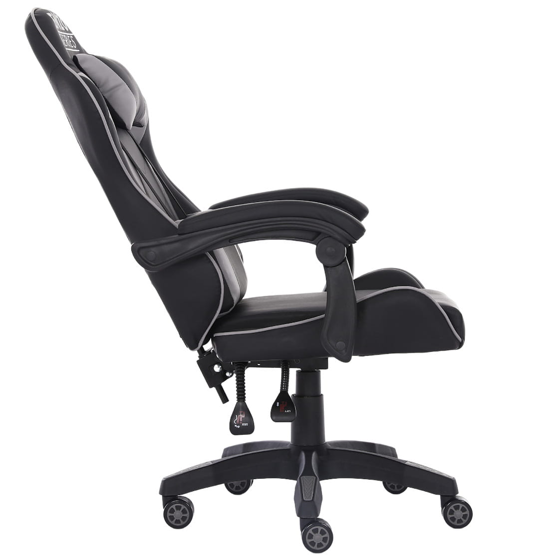 Fotel Gamingowy Extreme Enzo Gray Ergonomiczny z Płynną Regulacją