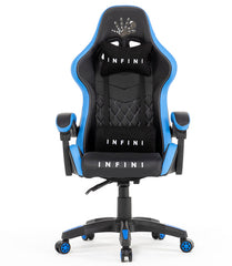 Ergonomiczny Fotel Gamingowy Infini Five Czarno-Niebieski, Ciche Kółka