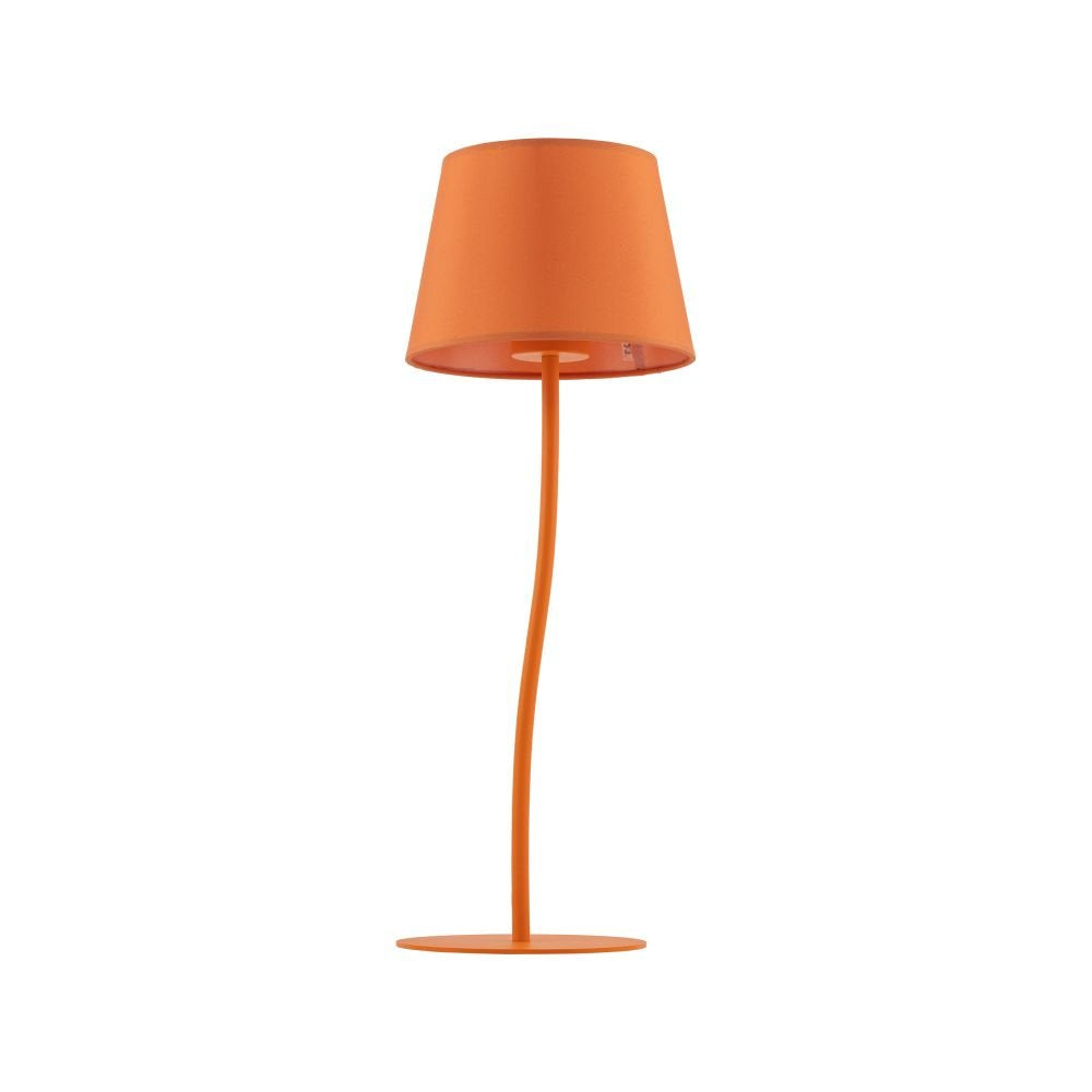 Lampa stołowa TK Lighting Nicola 6640, pomarańczowa, minimalistyczna
