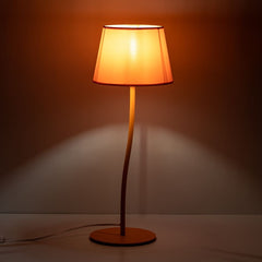 Lampa stołowa TK Lighting Nicola 6640, pomarańczowa, minimalistyczna