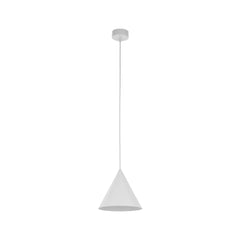 lampa wisząca Cono White TK Lighting - elegancka biała minimalistyczna