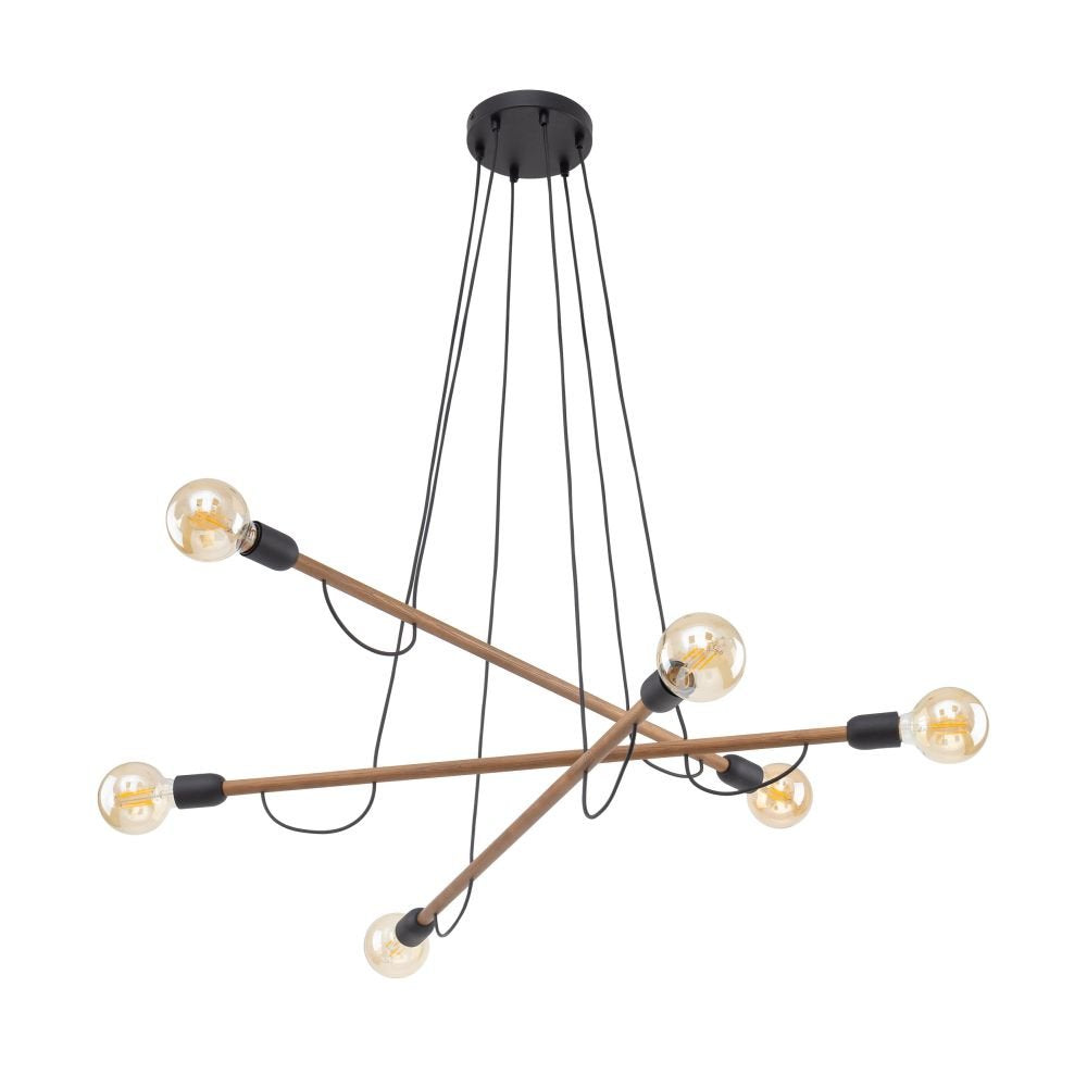 Lampa wisząca Helix czarny orzech 4950 TK Lighting