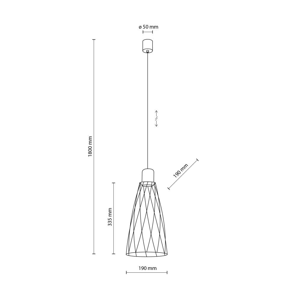 Lampa wisząca Modesto Wood Sosna – nowoczesna estetyka